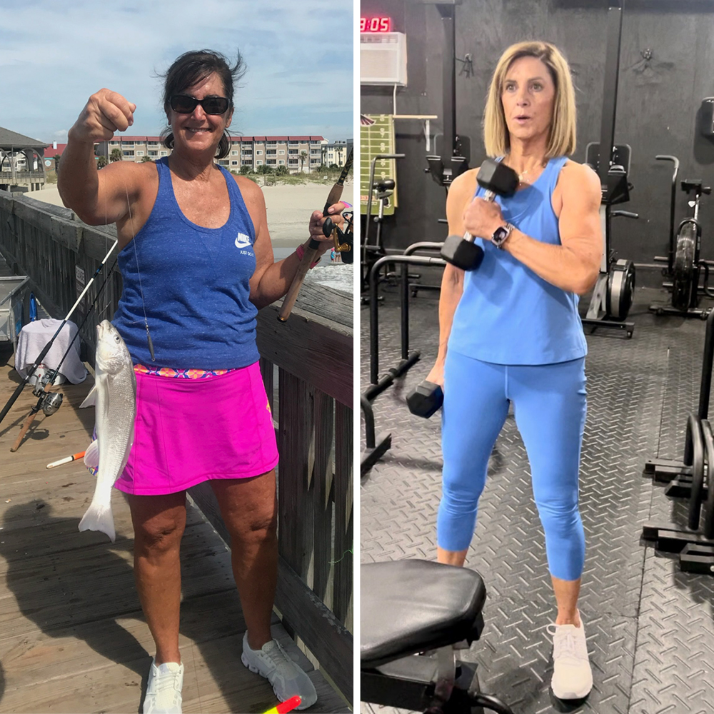 donna-fishing-and-working-out