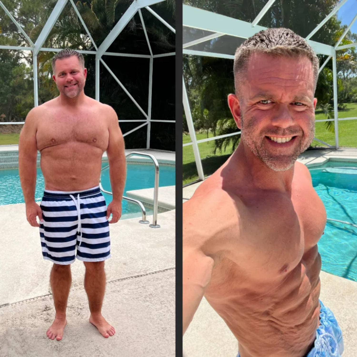 before after
